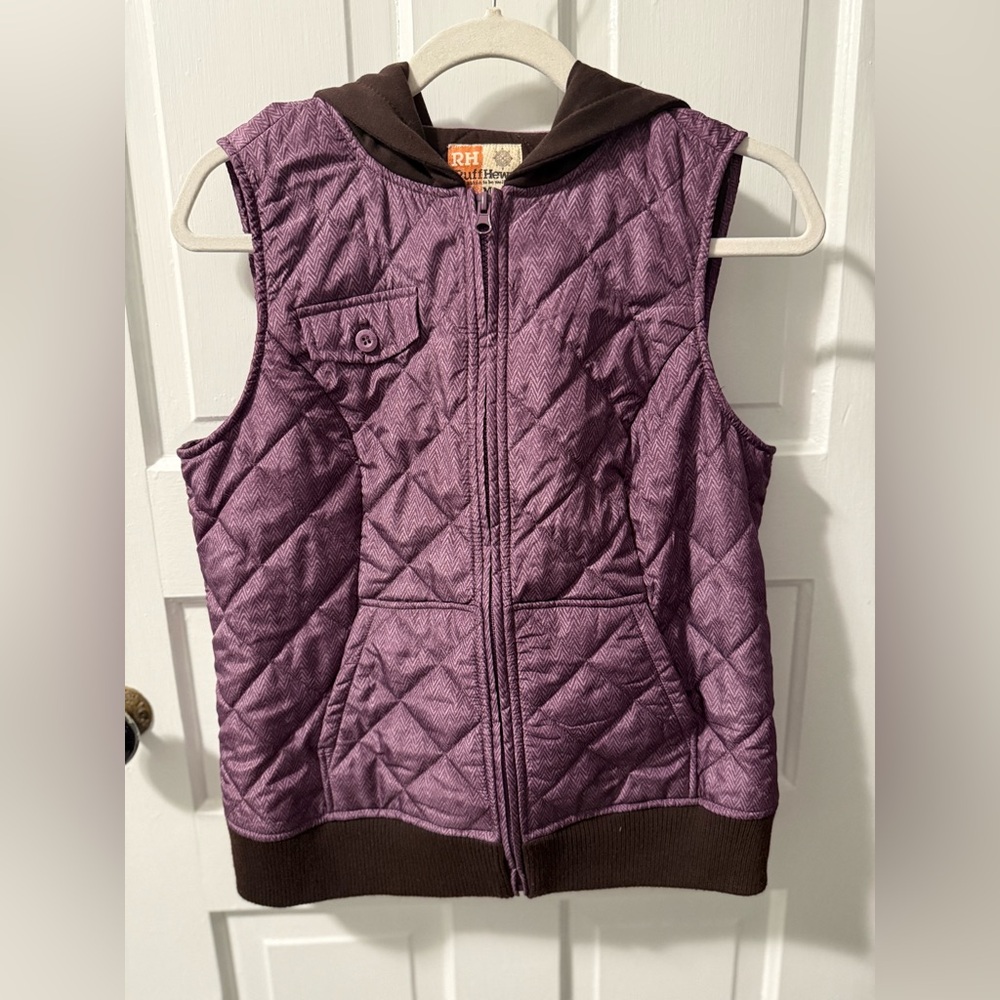 Purple Quilted Vest